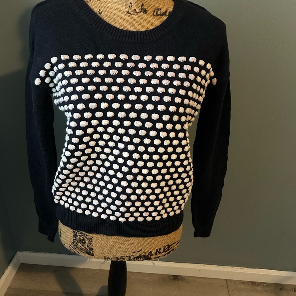 Natural fiber Polka Dot Sweater